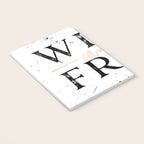 Wild and Free Rose Gold on White Notebook Gallery Image 3