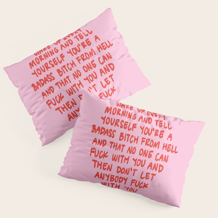 Girl Boss Motto Pillow Sham Gallery Image 3