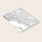 San Diego White Map Notebook Gallery Image 2