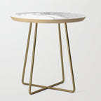 San Diego White Map Side Table Gallery Image 1