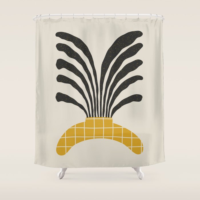 Modern Vase #4 Shower Curtain Gallery Image 1
