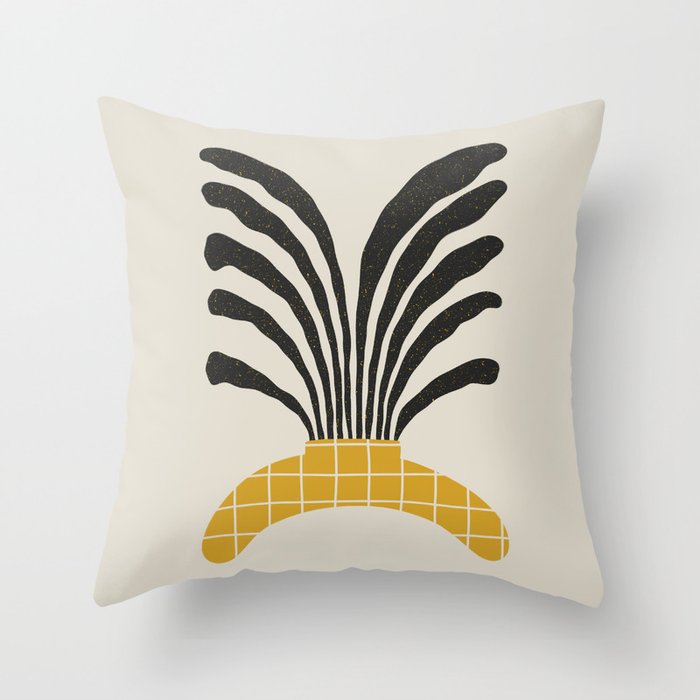 Modern Vase #4 Throw Pillow Gallery Image 6