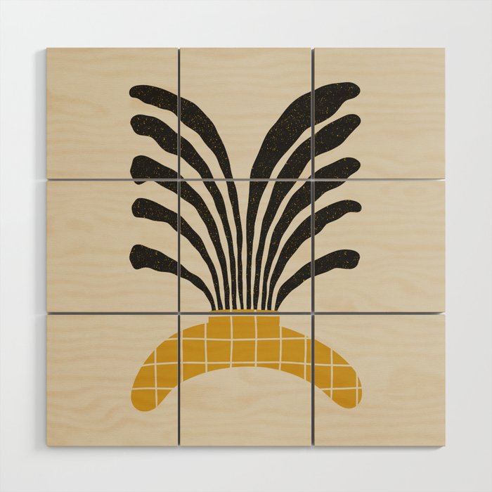 Modern Vase #4 Wood Wall Art Gallery Image 1