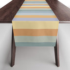 Mixed Stripes Pattern XVI Beachy Colors Table Runner Gallery Image 1