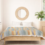 Mixed Stripes Pattern XVI Beachy Colors Duvet Cover Gallery Image 3