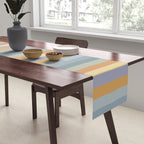 Mixed Stripes Pattern XVI Beachy Colors Table Runner Gallery Image 2