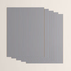 Narrow Stripes Vertical Pattern in Brown and Blue Wrapping Paper Gallery Image 3