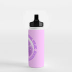 Happiness Is The True Measure of Success in Purple Water Bottle Gallery Image 2