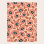 Textured Bold Flower - Peach Poster Gallery Image 4