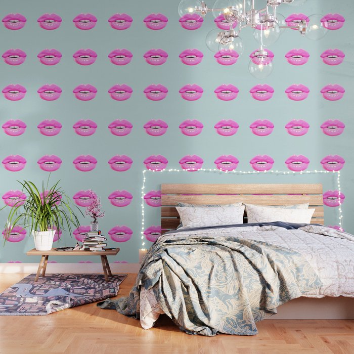 Fashion pink lips Wallpaper Gallery Image 3