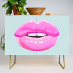 Fashion pink lips Credenza Gallery Image 1