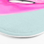 Fashion pink lips Bath Mat Gallery Image 3