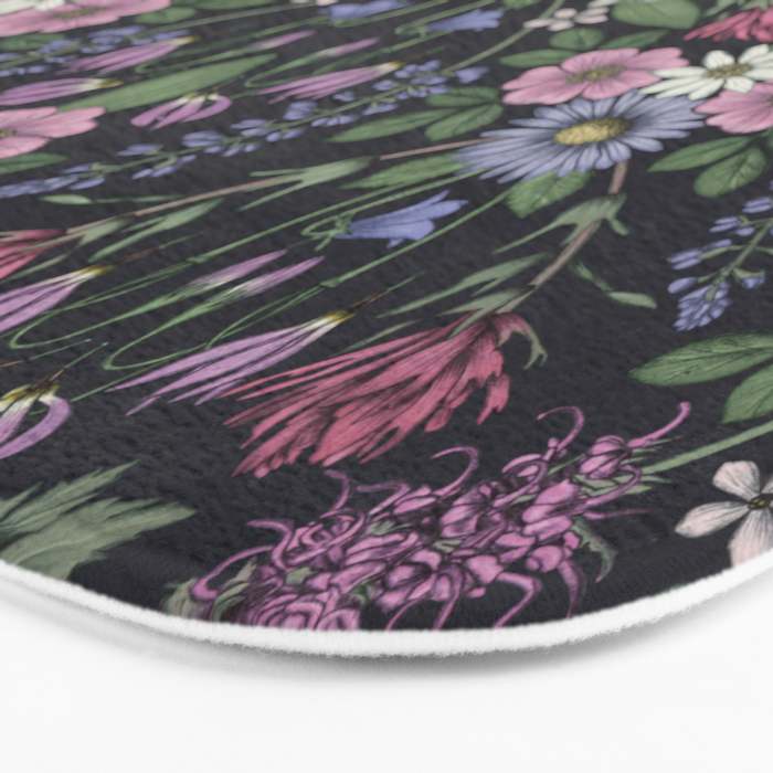 Mount Rainier Wildflowers Bath Mat Gallery Image 3