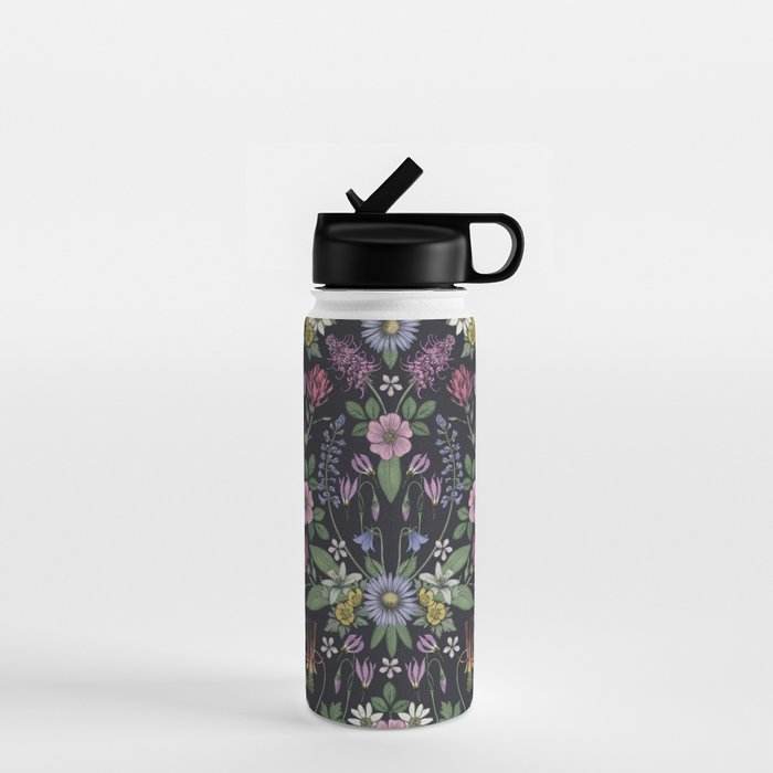 Mount Rainier Wildflowers Water Bottle Gallery Image 1