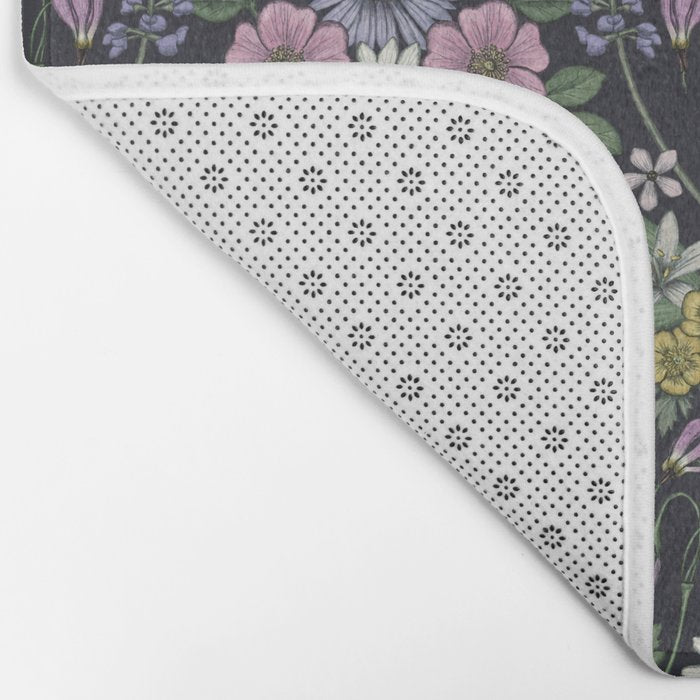 Mount Rainier Wildflowers Bath Mat Gallery Image 2