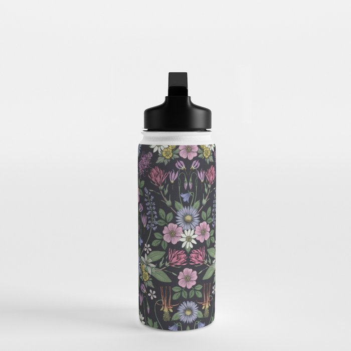 Mount Rainier Wildflowers Water Bottle Gallery Image 3