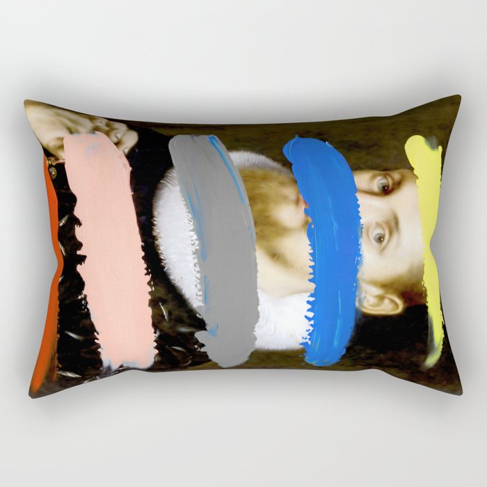 Composition 738 Rectangular Pillow Gallery Image 1