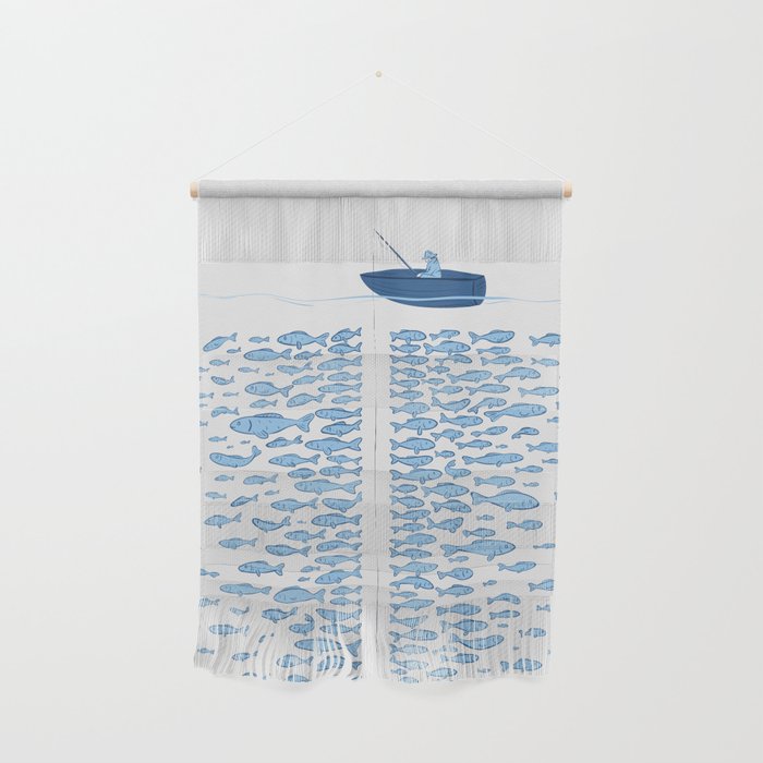 217 Finicky Fish (plenty of fish in the sea) Wall Hanging Gallery Image 1