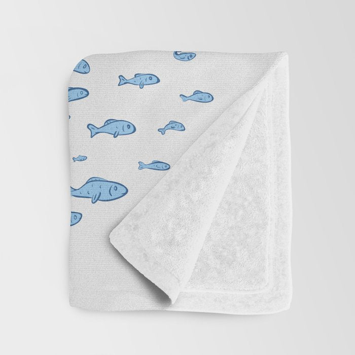 217 Finicky Fish (plenty of fish in the sea) Throw Blanket Gallery Image 3