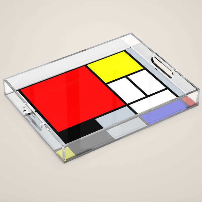 Mondrian Acrylic Tray Gallery Image 1