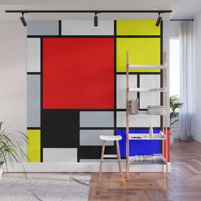 Mondrian Wall Mural
