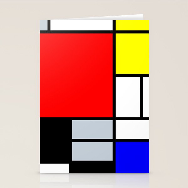 Mondrian Stationery Card Gallery Image 1