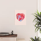 Heart and love retro psychedelic, valentine's day Poster Gallery Image 2