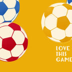 Love This Game - Football Illustration Coffee Mug Gallery Image 2