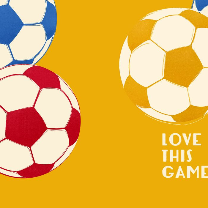 Love This Game - Football Illustration Coffee Mug Gallery Image 2