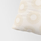 Minimalist Sunray Pattern XIV Natural Neutral Pillow Sham Gallery Image 4