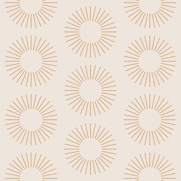 Minimalist Sunray Pattern XIV Natural Neutral Coffee Mug Gallery Image 2