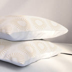 Minimalist Sunray Pattern XIV Natural Neutral Pillow Sham Gallery Image 3