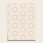 Minimalist Sunray Pattern XIV Natural Neutral Notebook Gallery Image 4