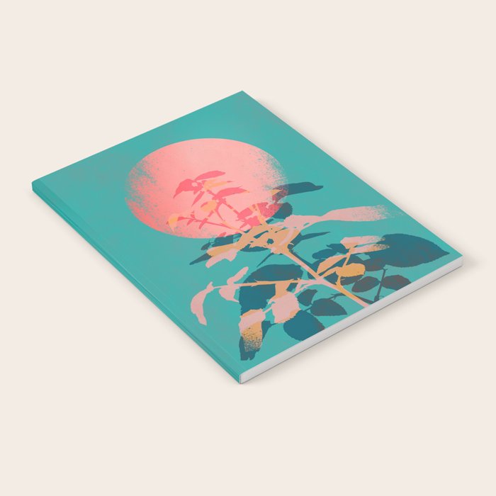 Flower noir Notebook Gallery Image 1