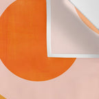Abstraction_SUNSET_OCEAN_COLOR_POP_ART_Minimalism_009D Wall Tapestry Gallery Image 3