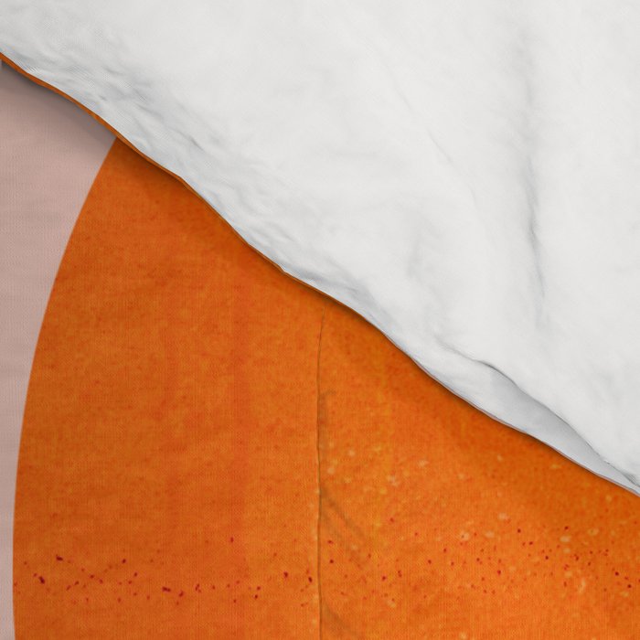 Abstraction_SUNSET_OCEAN_COLOR_POP_ART_Minimalism_009D Comforter Gallery Image 4