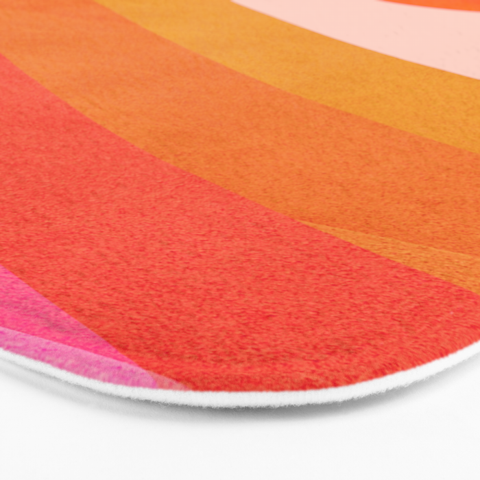 Abstraction_SUNSET_OCEAN_COLOR_POP_ART_Minimalism_009D Bath Mat Gallery Image 3