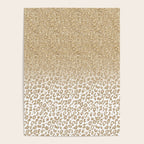 Trendy Gold Glitter and Leopard Print Gradient Poster Gallery Image 4