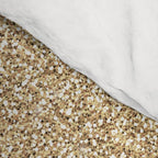 Trendy Gold Glitter and Leopard Print Gradient Comforter Gallery Image 4