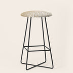 Trendy Gold Glitter and Leopard Print Gradient Stool Gallery Image 1