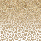 Trendy Gold Glitter and Leopard Print Gradient Coffee Mug Gallery Image 2