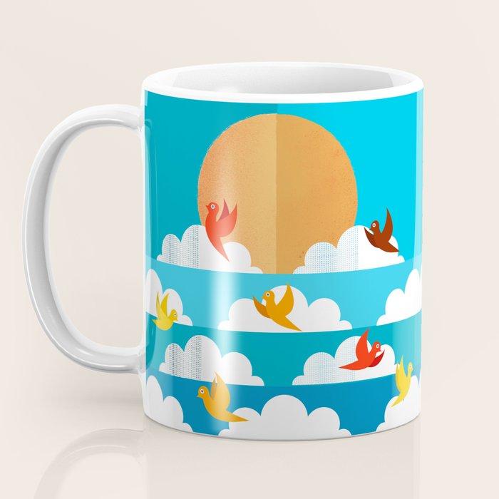Birds Flying High In The Sky Coffee Mug Gallery Image 3