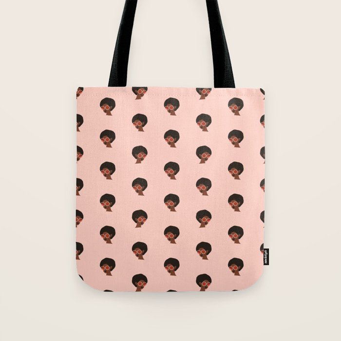Groovy Girl Pattern Tote Bag Gallery Image 1