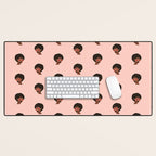 Groovy Girl Pattern Desk Mat Gallery Image 1