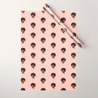 Groovy Girl Pattern Wrapping Paper Gallery Image 1