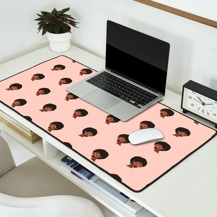 Groovy Girl Pattern Desk Mat Gallery Image 2