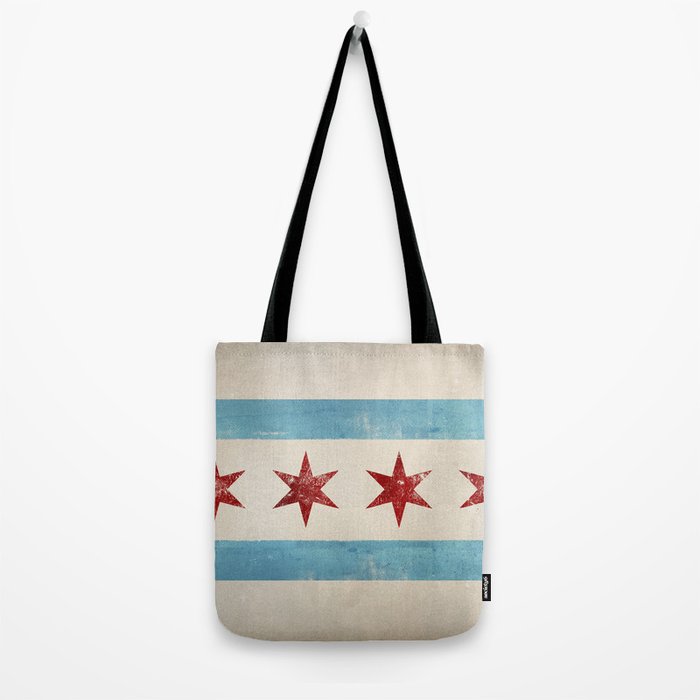 Chicago Flag Tote Bag Gallery Image 2