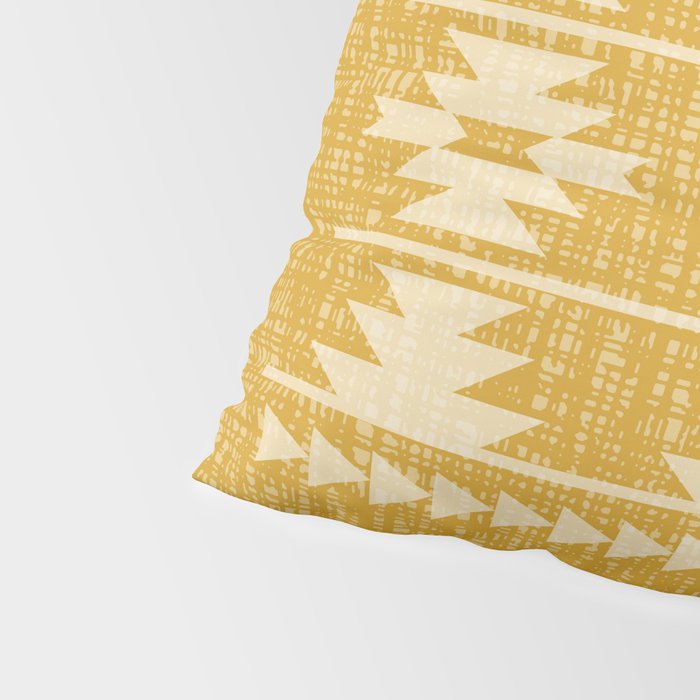 Southwestern Pattern 136 Yellow Pillow Sham Gallery Image 4