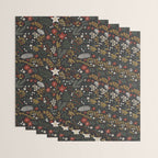 Dark holidays nature Wrapping Paper Gallery Image 3