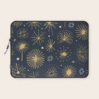 Firework display doodle art pattern Laptop Sleeve Gallery Image 1